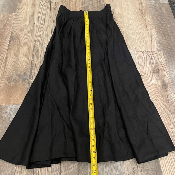 New With Defects- Needs Zipper, NWT Sezane Sophie Skirt Black Size 38/ US 6 - Picture 4 of 8
